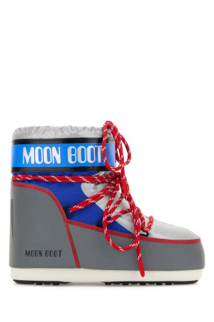 Grey fabric Icon Low Space Racing ankle boots MOON BOOT (1409650)