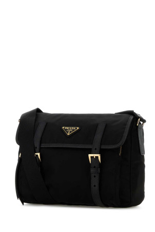Black canvas crossbody bag Black PRADA (1BD399R064)