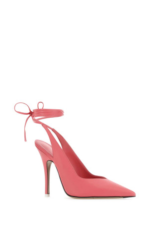 Pink leather Venus pumps Black THE ATTICO (232WS032L001)