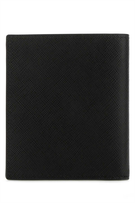Black leather wallet Black PRADA (2MO004QME)