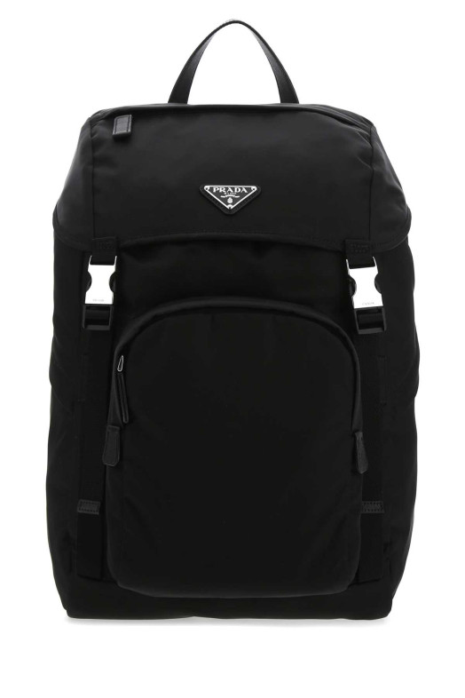 Black Re-nylon backpack Black PRADA (2VZ135VHOL2DMG)