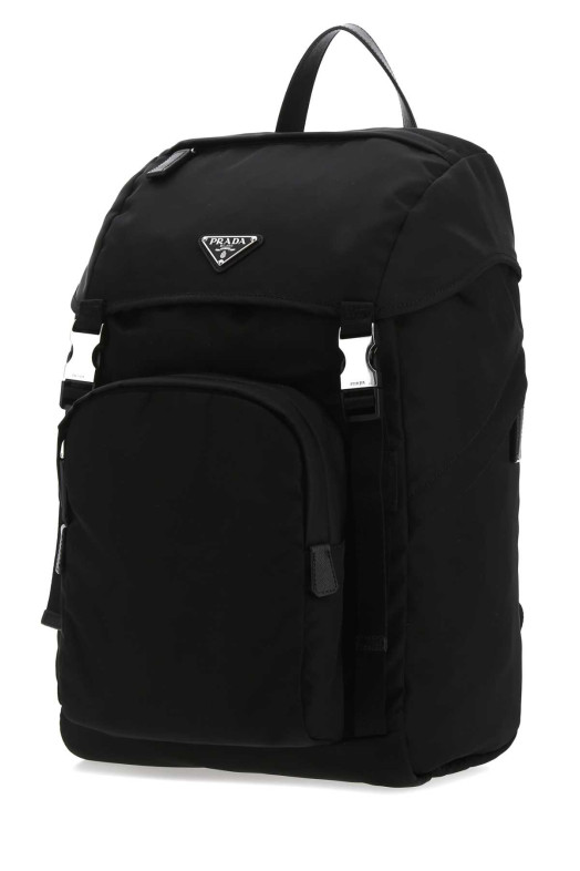 Black Re-nylon backpack Black PRADA (2VZ135VHOL2DMG)