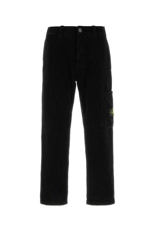 Black corduroy pant Black STONE ISLAND (310003912)