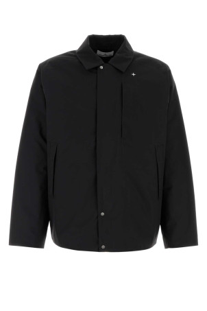 Black polyester jacket STONE ISLAND (4100043G1)