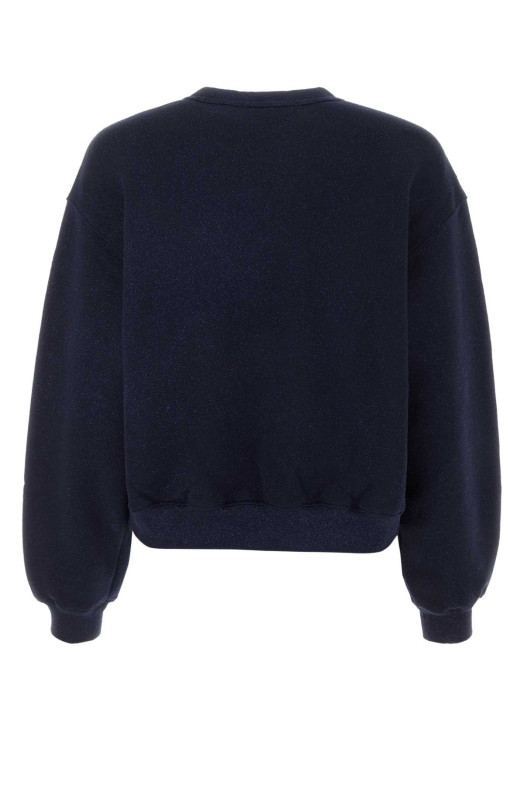 Midnight blue cotton blend sweatshirt T BY ALEXANDER WANG (4CC3231658)