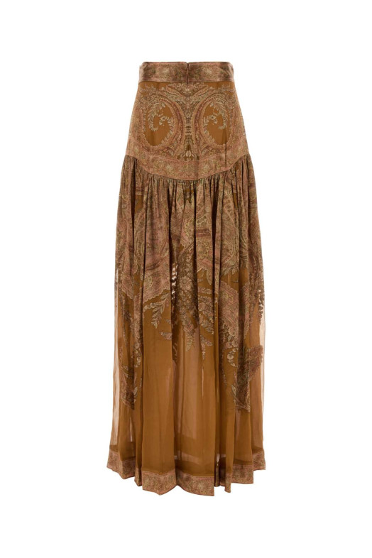 Printed satin Memento skirt ZIMMERMANN (5232SF252)