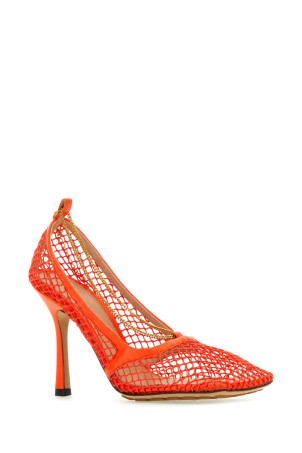 Orange mesh Stretch pumps BOTTEGA VENETA (578321VBPS4)
