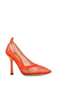 Orange mesh Stretch pumps BOTTEGA VENETA (578321VBPS4)