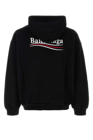 Black cotton sweatshirt BALENCIAGA (767877TKVI9)