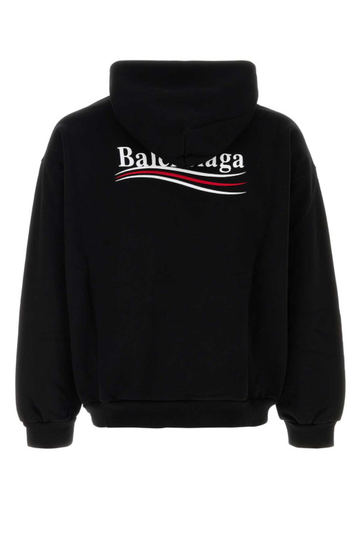 Black cotton sweatshirt BALENCIAGA (767877TKVI9)