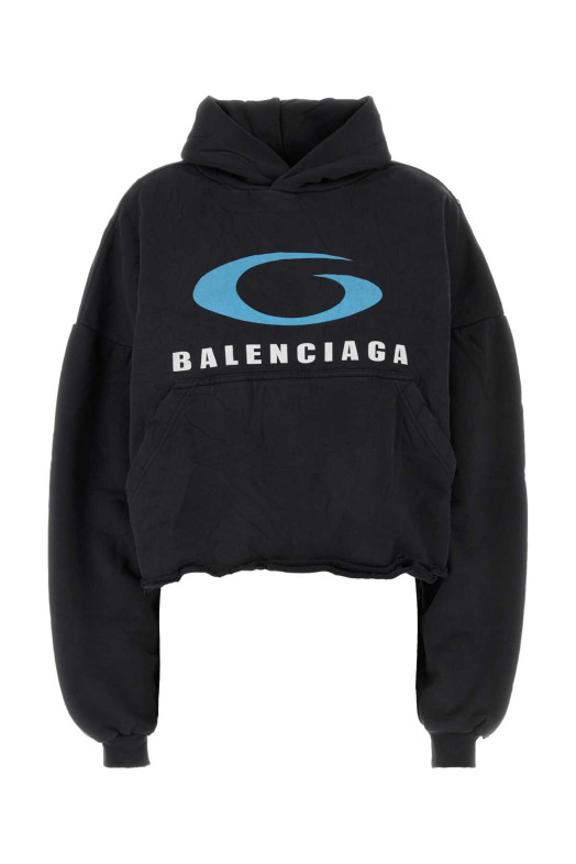 Slate cotton sweatshirt BALENCIAGA (783397TRVC3)