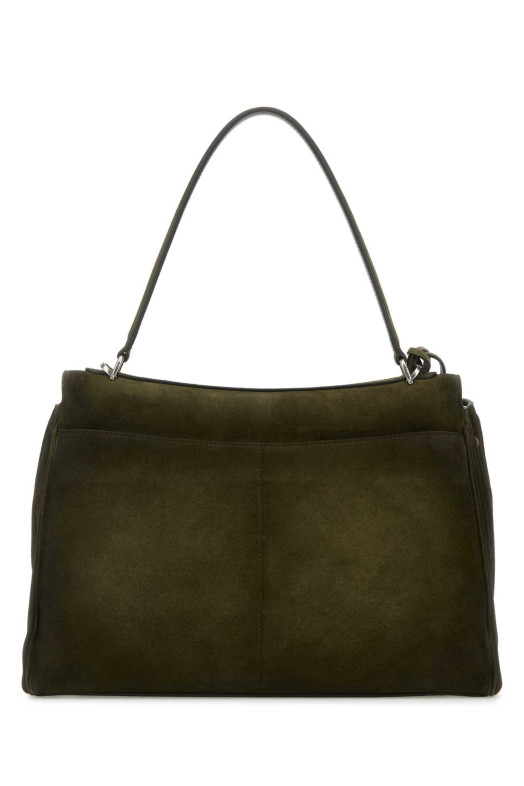 Olive green suede medium Rodeo handbag BALENCIAGA (7897722AB4G)
