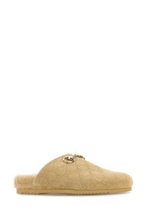 Sand suede slippers GUCCI (798740AADUY)