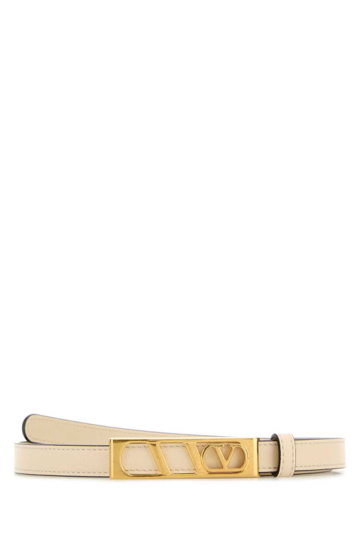 Ivory leather VLogo Signature belt VALENTINO GARAVANI (7W0T0SU1IYR)