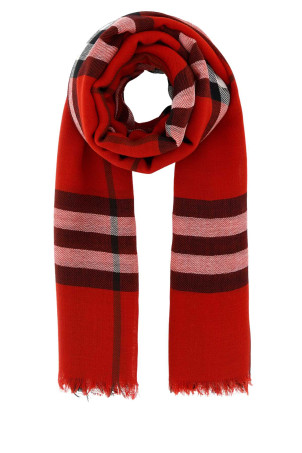 Embroidered wool scarf BURBERRY (8112464)
