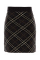 Embroidered stretch wool blend mini skirt BURBERRY (8114203)