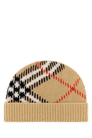 Embroidered cashmere blend beanie hat BURBERRY (8114768)