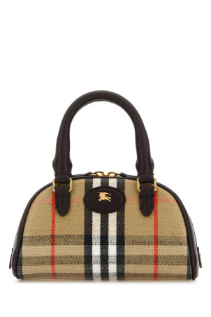 Embroidered canvas mini Highlands handbag BURBERRY (8115281)
