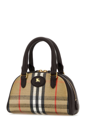 Embroidered canvas mini Highlands handbag BURBERRY (8115281)
