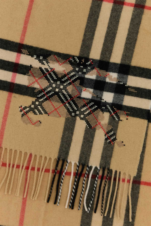 Embroidered cashmere scarf BURBERRY (8117674)