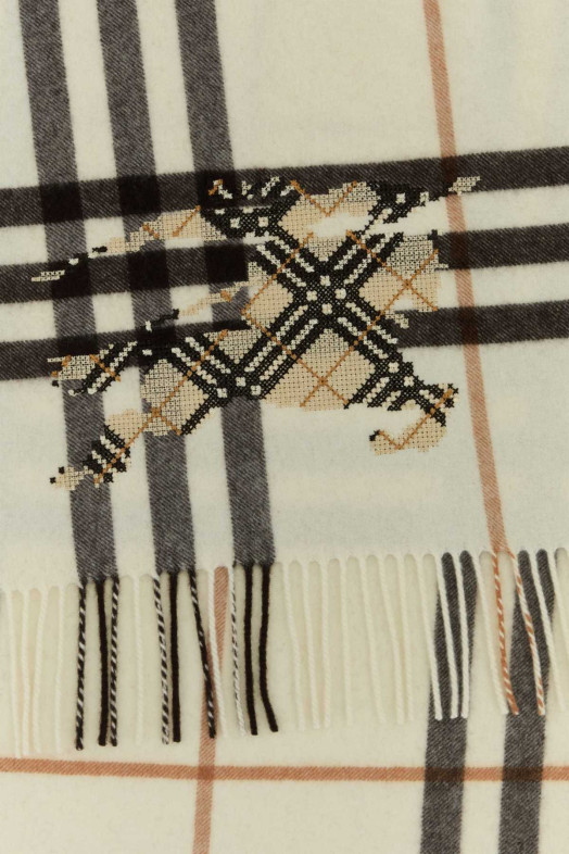 Embroidered cashmere scarf BURBERRY (8117676)