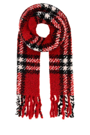 Embroidered alpaca blend scarf BURBERRY (8118011)