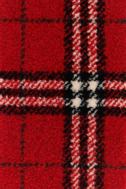 Embroidered alpaca blend scarf BURBERRY (8118011)