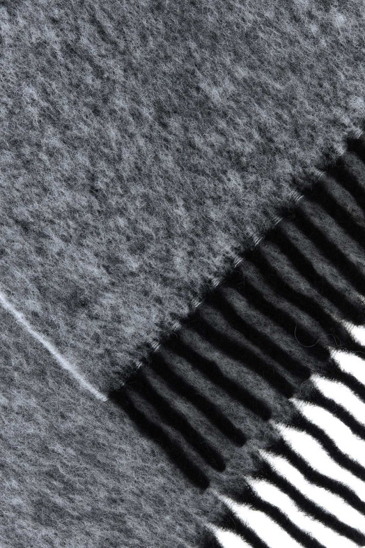 Двухцветный шарф из смеси альпаки BURBERRY (8118736)