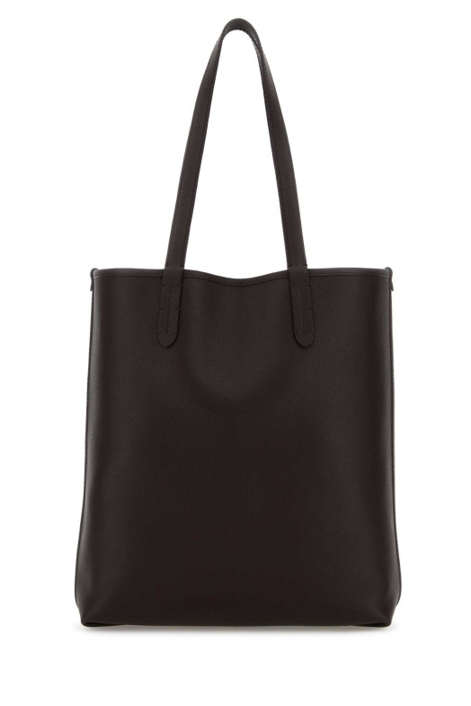 Dark brown leather Bloomsbury shopping bag BURBERRY (8119064)