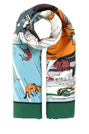 Printed silk foulard BURBERRY (8120327)