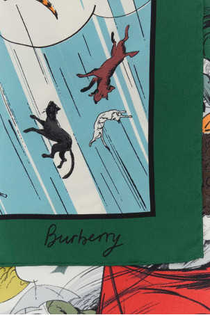 Printed silk foulard BURBERRY (8120327)