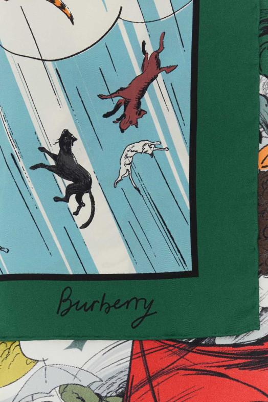 Printed silk foulard BURBERRY (8120327)