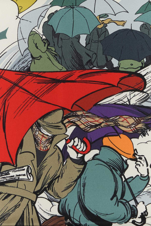 Printed silk foulard BURBERRY (8120327)