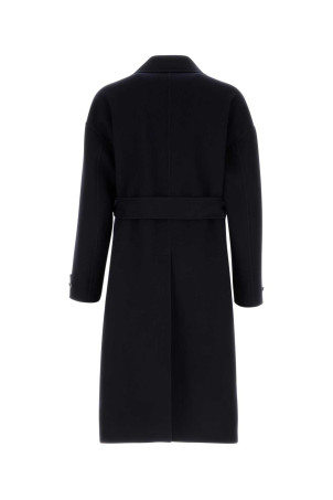 Midnight blue wool blend coat GUCCI (827161Z8B04)