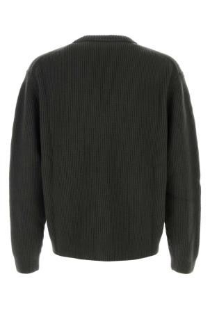 Charcoal wool blend cardigan GUCCI (833501XKEYK)