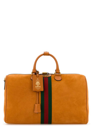 Orange suede medium Gucci Savoy travel bag (834460AAE1D)