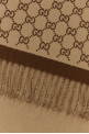 Шарф из шерсти с вышивкой GUCCI (8355343G200)