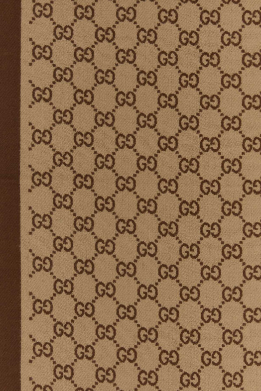 Шарф из шерсти с вышивкой GUCCI (8355343G200)