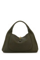 Olive green leather large Gucci Softbit shoulder bag GUCCI (837466AAEAO)