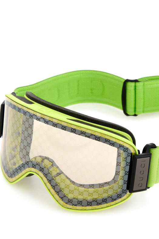 Кислотно-зеленая ацетатная маска для снега GUCCI (840034J1899)