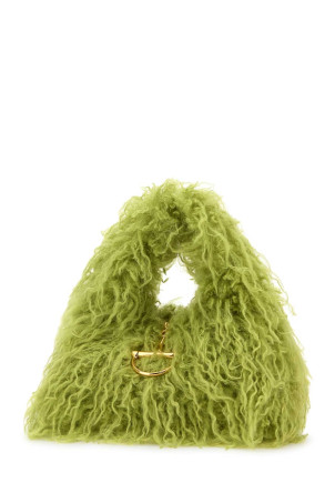 Light green eco fur handbag GUCCI (846695FAE74)