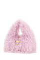 Розовая эко-меховая сумка GUCCI (846695FAE74)