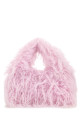 Розовая эко-меховая сумка GUCCI (846695FAE74)