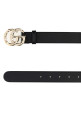 Black leather belt Black GUCCI (847228AAEAO)