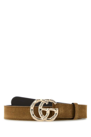 Biscuit suede belt GUCCI (847228CA00G)