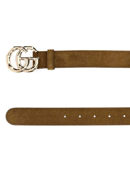 Biscuit suede belt GUCCI (847228CA00G)
