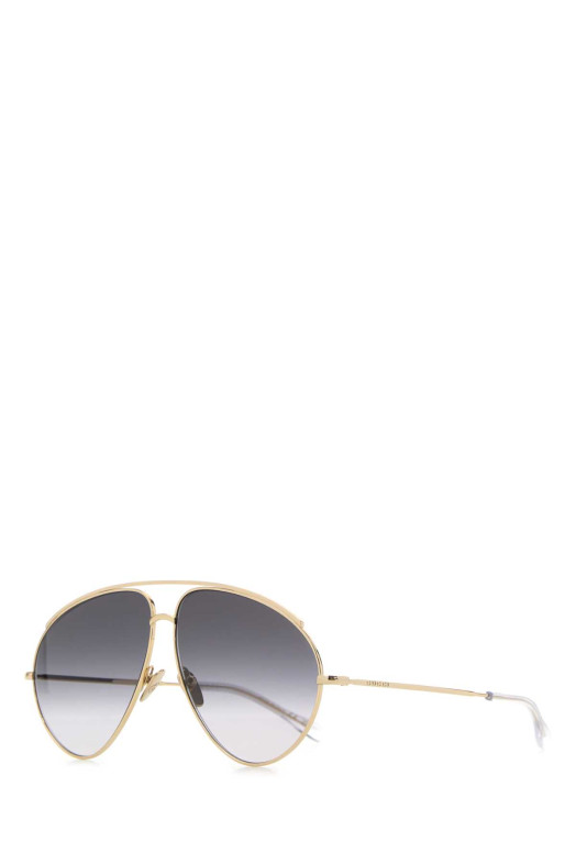 Золотые металлические солнцезащитные очки GUCCI (851180I3330)