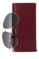 Золотые металлические солнцезащитные очки GUCCI (851180I3330)
