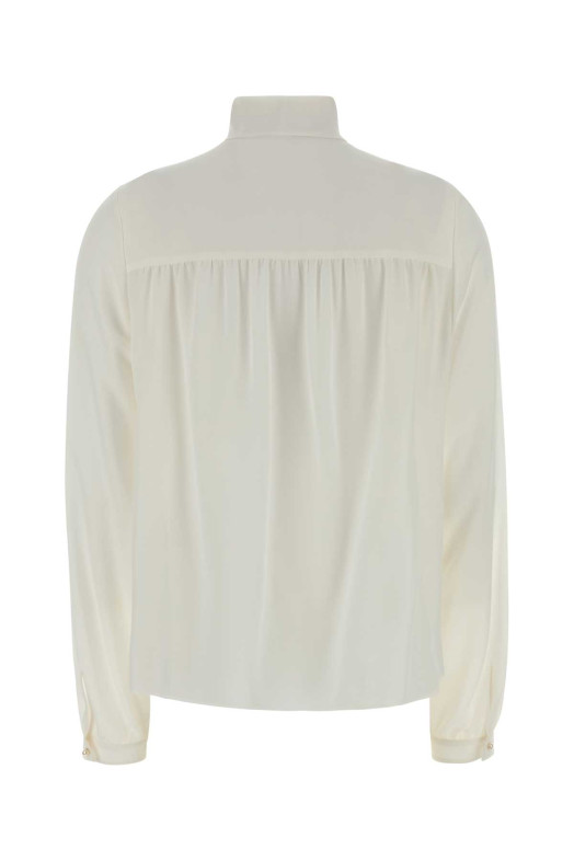 Ivory crepe shirt VALENTINO GARAVANI (8B3AB8A721B)