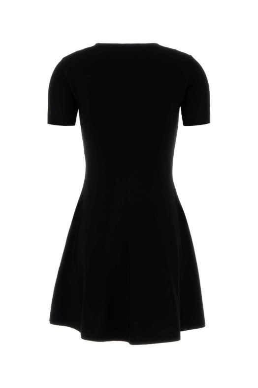 Black viscose blend mini dress VALENTINO GARAVANI (8B3KD14TA2P)